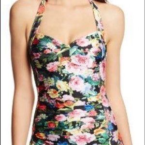 Sea folly boyshort floral swimsuit. One piece. EUC